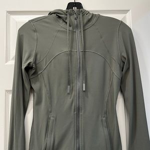 Lululemon define jacket July size 6 grey sage